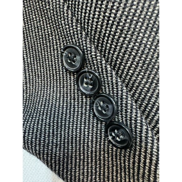 Jhane Barnes Mens Wool Preppy Academia Sportscoat Blazer Size 44 Grey - Picture 12 of 16